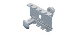 Clema de legatura, cuplare SZM1 pentru canal de cablu din sarma mesh cu surub M6x16mm, ARKYS