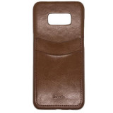 Cumpara ieftin Husa Telefon Plastic Samsung Galaxy S8+ g955 Leather Card Case Brown BeHello