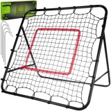 Poarta de fotbal rebounder 100x100 cm cu tinta, Trizand