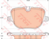 Set placute frana,frana disc LAND ROVER RANGE ROVER III (LM) (2002 - 2012) TRW GDB1824