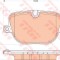 Set placute frana,frana disc LAND ROVER RANGE ROVER SPORT (LS) (2005 - 2013) TRW GDB1824