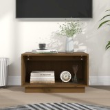 VidaXL Comodă TV, maro miere, 60x35x35 cm, lemn masiv de pin
