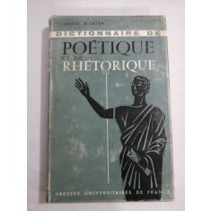 DICTIONNAIRE DE POETIQUE ET DE RHETORIQUE - Henri MORIER - Paris, 1961