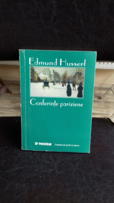 CONFERINTE PARIZIENE - EDMUND HUSSERL foto