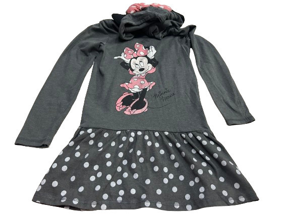 Rochita gri Minnie Mouse , marimea 4-6 ani 110-116 cm