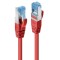 Cablu Lindy 1m Cat.6A S/FTP LSZH Network Cable, Red RJ45,