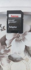 Adaptor Hama micro SD, micro SDHC, culoare neagra foto