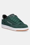 Reebok Classic sneakers din piele intoarsă CLUB C BULC CLN culoarea verde, 100209035