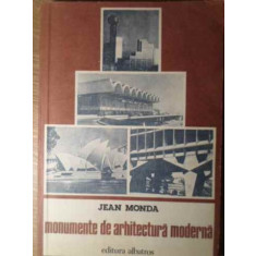 MONUMENTE DE ARHITECTURA MODERNA-JEAN MONDA