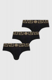 Versace slip 3-pack barbati, culoarea negru