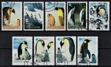 NIGER 1998 - Fauna arctica, Pinguini/ serie completa, Nestampilat