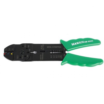 Cleste dezizolat si sertizat cablu 8(200 mm), Hanbon HB86203 foto