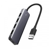 Hub USB UGREEN CM219, 4 x USB-A 3.0, Gri