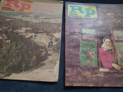 LOT 6 REVISTE ROMANIA PITOREASCA DIVERSI ANI 1980 1989 ETC foto