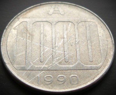Moneda 1000 AUSTRALES - ARGENTINA, anul 1990 * cod 4422 foto
