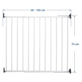 Poarta siguranta copii, cu montaj pe perete, Simple Lock, Reer