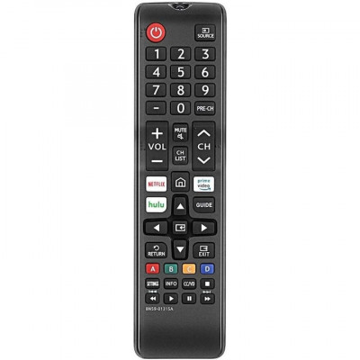 Telecomanda pentru Samsung BN59-01315A, x-remote, Netflix, Prime Video, Hulu, Negru foto