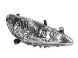 Far Peugeot 307 (3_) 03.2001-09.2005 DEPO partea Dreapta cu lampa ceata bec H1+H1+H7