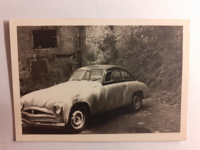 Fotografie din 1953 cu automobil Hudson Hornet foto