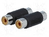 Adaptor RCA soclu x2, mono