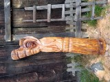 Statui lemn masiv Dacii mari handmade, Collecta