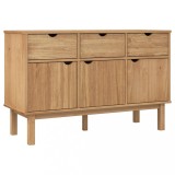 Cumpara ieftin Servanta OTTA, 114x43x73,5 cm, lemn masiv de pin
