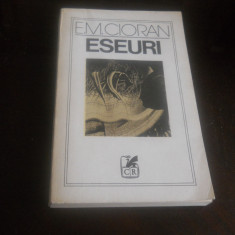 ESEURI - E.M. CIORAN,1988 trad Modest Morariu, Noua