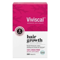 Supliment Alimentar, Viviscal, Advanced Hair Health for Women, Stimuleaza Cresterea Parului, pentru Femei, 180 tablete