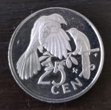 Moneda Insulele Virgine Britanice - 25 Cents 1973 - Proof