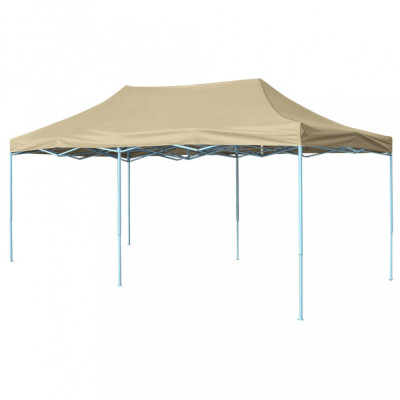 42507 Foldable Tent Pop-Up 3x6 m Cream White foto