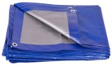 Plachta Tarpaulin Profi 2x2 m, 140 g/m, zakr&yacute;vacia, modr&aacute;, s okami