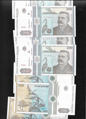 200 lei 1992 unc/aunc pret pe bucata foto