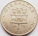 2437 Gibraltar 1 Crown 1970 Elizabeth II (2nd portrait) km 4, Europa