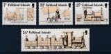Falkland Islands 1985 - Locomotive, trenuri, cai ferate, serie neuzata