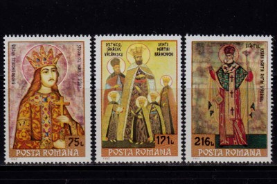 ✅RO 1993 , LP 1321 ,&amp;quot;Icoane , Sfinti &amp;#039;93 &amp;quot; , serie , MNH foto