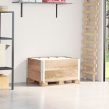 Gossi rame pentru paleti, 2 buc., 80x60 cm, lemn masiv de pin