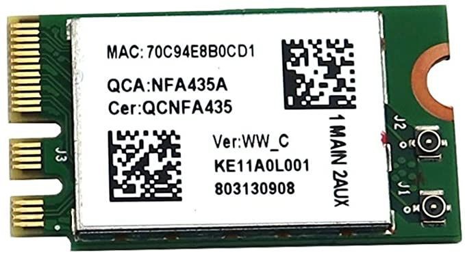 Modul Wifi Qualcomm Atheros QCNFA435 NGFF M.2 802.11a/b/g/n/ac WLAN Bluetooth 4.1