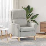 VidaXL Fotoliu Gri Deschis Gri deschis Țesătură Standard Ergonomic