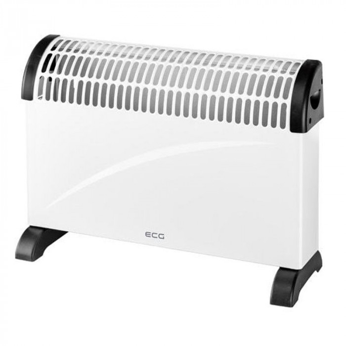 Convector electric de podea ECG, 2000 W, 3 trepte putere, termostat