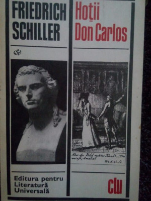 Friedrich Schiller - Hotii. Don Carlos (1969) foto
