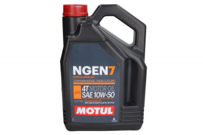 4T engine oil MOTUL NGEN 7 10W50 4l. API SN JASO MA-2 synthetic foto