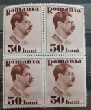 Cumpara ieftin ROMANIA 1934 LP 108 Carol II FARA POSTA bloc de 4 timbre 50b +2 lei, mnh