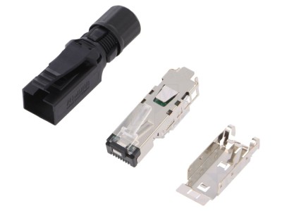 Conector RJ45 ecranat Cat 5 8p4c foto