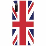 Husa silicon pentru Xiaomi Mi 9, UK Flag Illustration