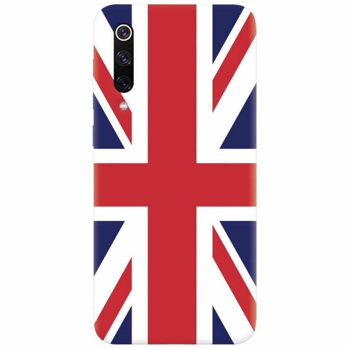 Husa silicon pentru Xiaomi Mi 9, UK Flag Illustration