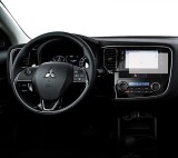 Folie Protectie Navigatie Mitsubishi Outlander 2016-2021, Duragon, protectie Display Navigatie, silicon Transparent, Anti-zgarieturi, kit instalare