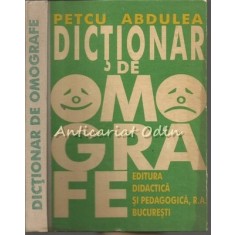 Dictionar De Omografe - Petcu Abdulea