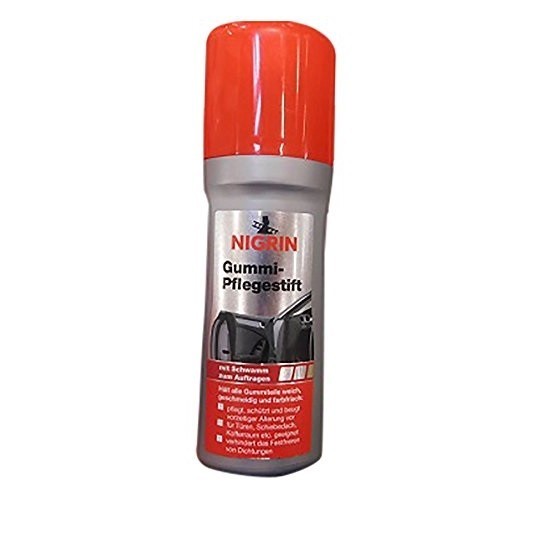 Solutie cu aplicator ingrijirea elementelor cauciucate chedere auto Nigrin 75 ml, rubber care stick