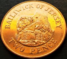 Moneda exotica 2 PENCE - JERSEY, anul 2016 *cod 21 = UNC foto