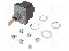 Intrerupator basculant, 2 pozitii, mod comutare (ON)-ON, DPDT, HONEYWELL - 2NT1-8 foto